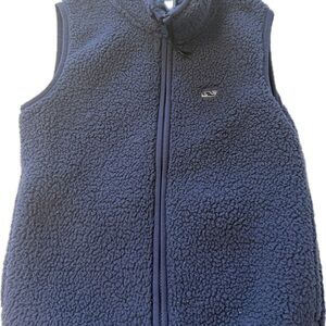 Vineyard Vines Black Fleece Jacket Interior